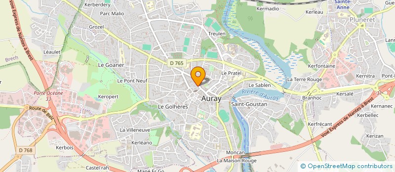 localisation de l'entreprise LA COUPE à AURAY