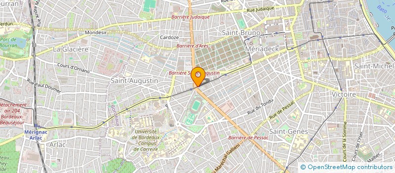 localisation de l'entreprise LA COUPE  BORDEAUX