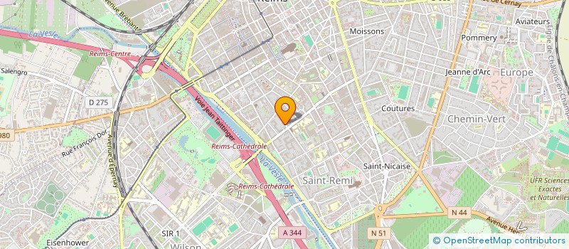 localisation de l'entreprise LA COUPE DE DENT'PERIGNON  REIMS