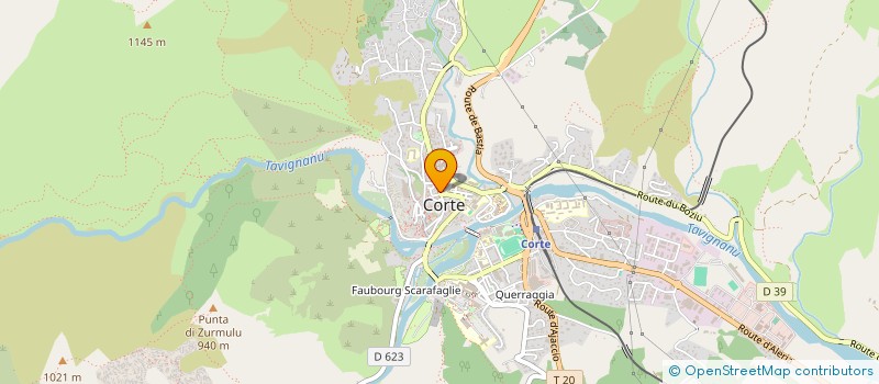 localisation de l'entreprise LA COUPOLE à CORTE