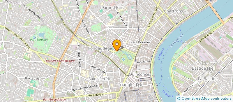 localisation de l'entreprise LA COUPOLE  BORDEAUX