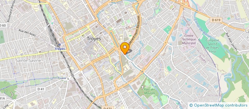 localisation de l'entreprise LA COUPOLE TROYES à TROYES