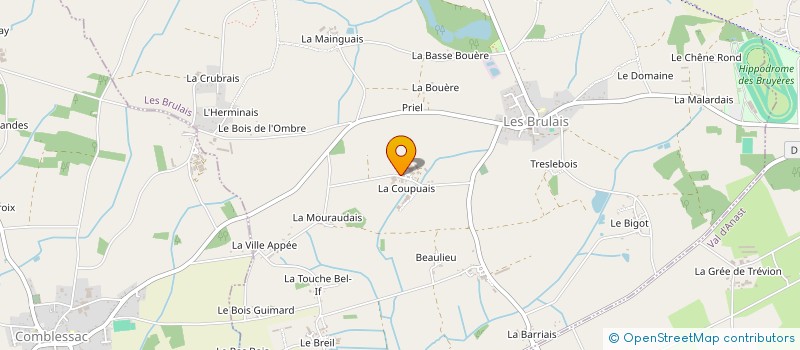 localisation de l'entreprise LA COUPUAIS à LES BRULAIS