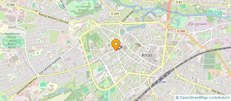 localisation de l'entreprise LA COUR A GOBITONS à ARRAS