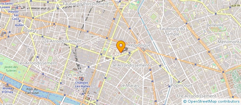 localisation de l'entreprise LA COUR AUX LOUPS  PARIS