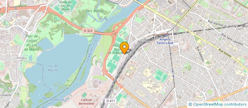 localisation de l'entreprise LA COUR BAUMETTE à ANGERS