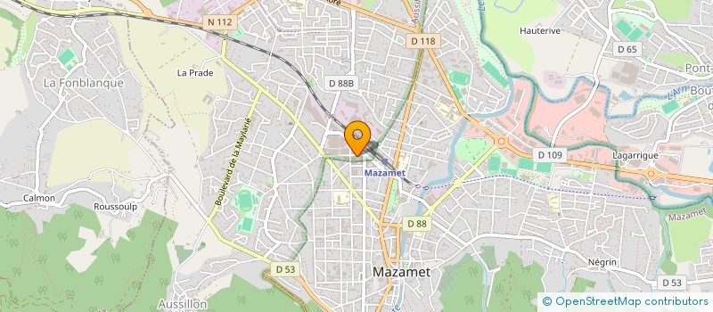 localisation de l'entreprise LA COUR CACHEE  AUSSILLON