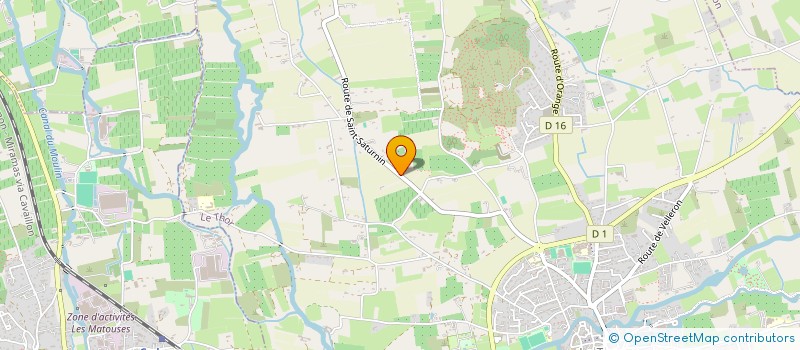 localisation de l'entreprise LA COUR CARREE UZES  LE THOR