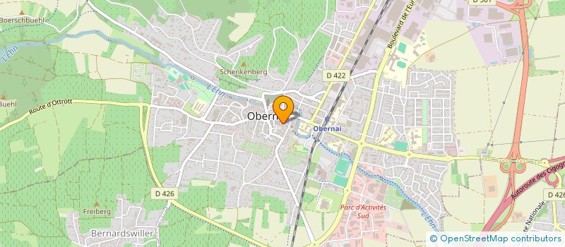 localisation de l'entreprise LA COUR DE MEME  OBERNAI