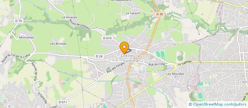 localisation de l'entreprise LA COUR DE POLLIONNAY  POLLIONNAY