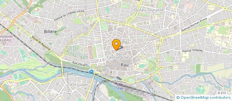 localisation de l'entreprise LA COUR DE RECRE à PAU