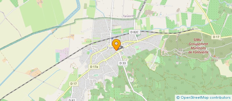 localisation de l'entreprise LA COUR DES 2 PINS  FONTVIEILLE