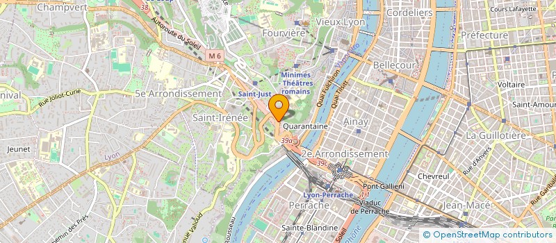 localisation de l'entreprise LA COUR DES GRANDS à LYON 5EME