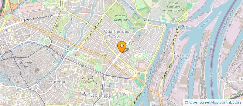localisation de l'entreprise LA COUR DES GRANDS à STRASBOURG