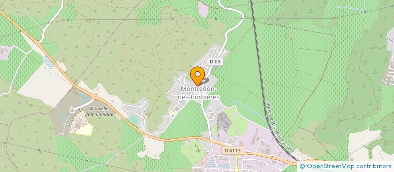 localisation de l'entreprise LA COUR DES HISTOIRES  MONTREDON-DES-CORBIERES