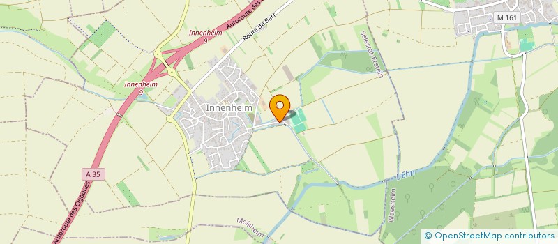 localisation de l'entreprise LA COUR DES LYS  INNENHEIM