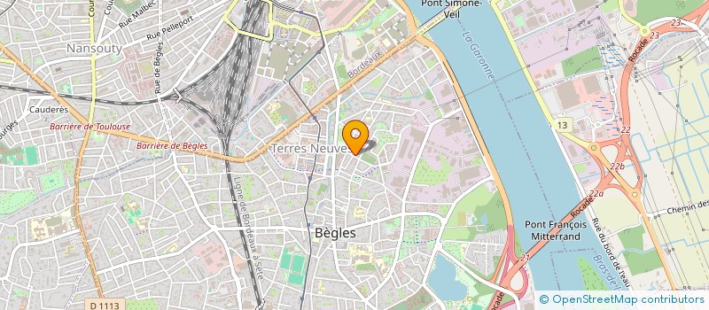 localisation de l'entreprise LA COUR DES MUREINE à BEGLES