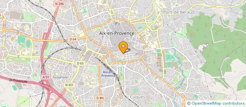localisation de l'entreprise LA COUR DES MYRTES à AIX-EN-PROVENCE