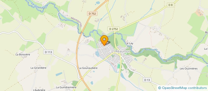 localisation de l'entreprise LA COUR DES SAGES  REAUMUR