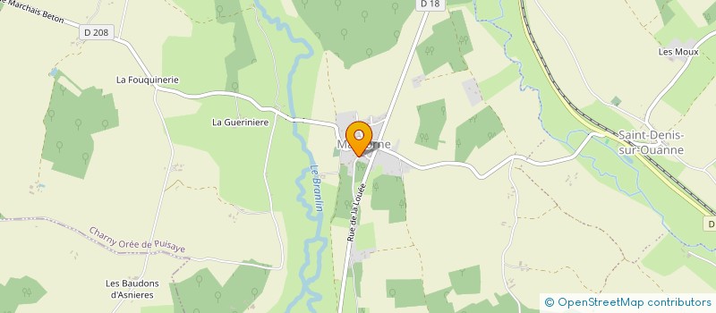 localisation de l'entreprise LA COUR DES SAVEURS à CHARNY OREE DE PUISAYE