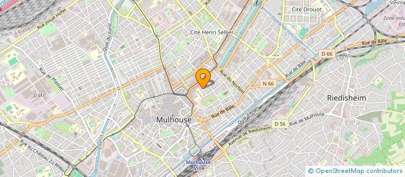 localisation de l'entreprise LA COUR DU CHAPITRE à MULHOUSE