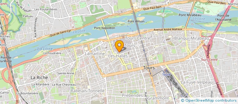 localisation de l'entreprise LA COUR DU GRAND MARCHE à TOURS