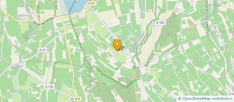 localisation de l'entreprise LA COUR DU LUBERON  LA MOTTE-D'AIGUES