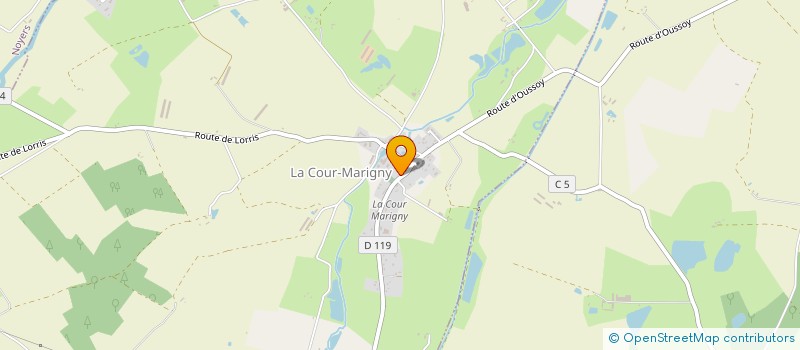 localisation de l'entreprise LA COUR EN FETE  LA COUR-MARIGNY