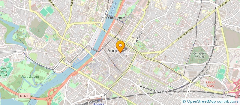 localisation de l'entreprise LA COUR INTERIEURE à ANGERS