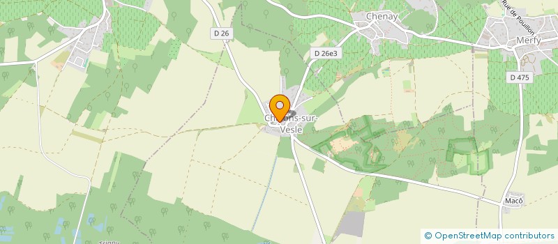 localisation de l'entreprise LA COUR JUPIN  CHALONS-SUR-VESLE