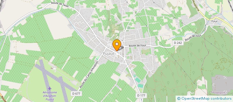 localisation de l'entreprise LA COUR PROVENCALE  PUJAUT