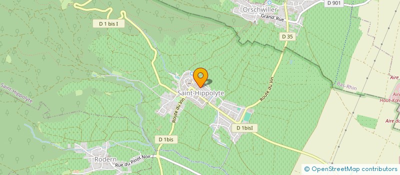 localisation de l'entreprise LA COUR ST FULRAD à SAINT-HIPPOLYTE