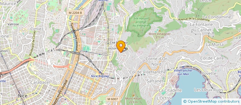 localisation de l'entreprise LA COUR VOLTAIRE à NICE