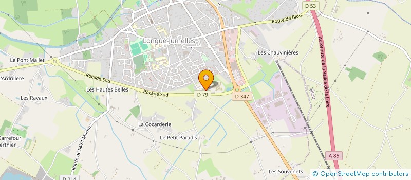 localisation de l'entreprise LA COURBE DES 24H à ANGERS