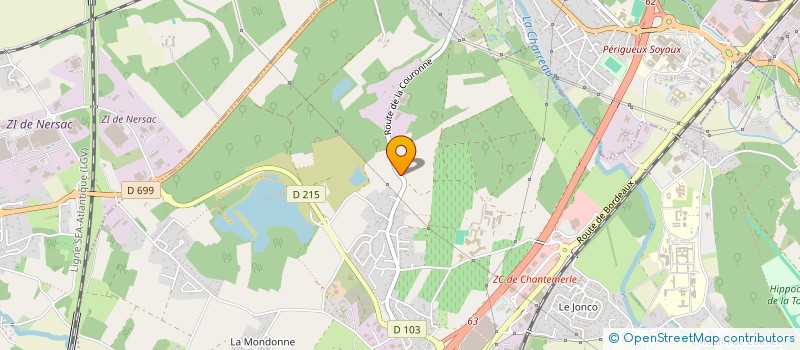 localisation de l'entreprise LA COUROISE à LA COURONNE