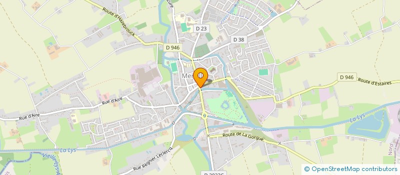 localisation de l'entreprise LA COURONNE  MERVILLE