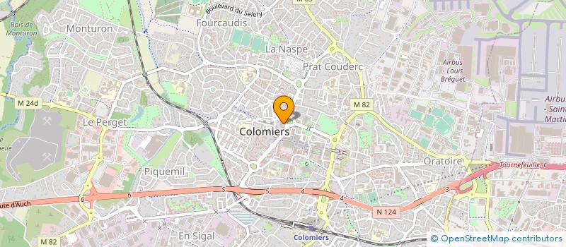 localisation de l'entreprise LA COURONNE à COLOMIERS