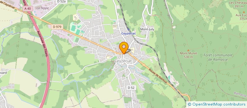 localisation de l'entreprise LA COURONNE DE CEYZERIAT  CEYZERIAT