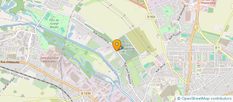 localisation de l'entreprise LA COURONNE DE LYS à AMIENS