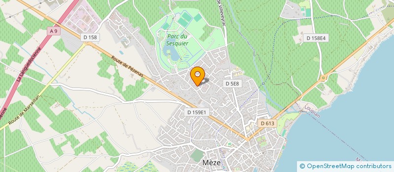 localisation de l'entreprise LA COURONNE DE PIERRE à MEZE