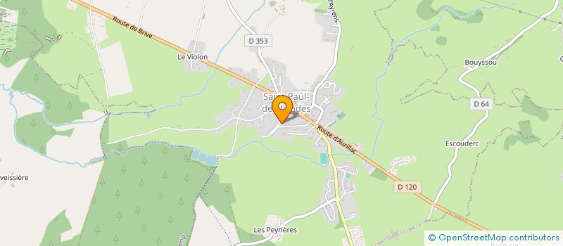 localisation de l'entreprise LA COURONNE DES MAGES à SAINT-PAUL-DES-LANDES