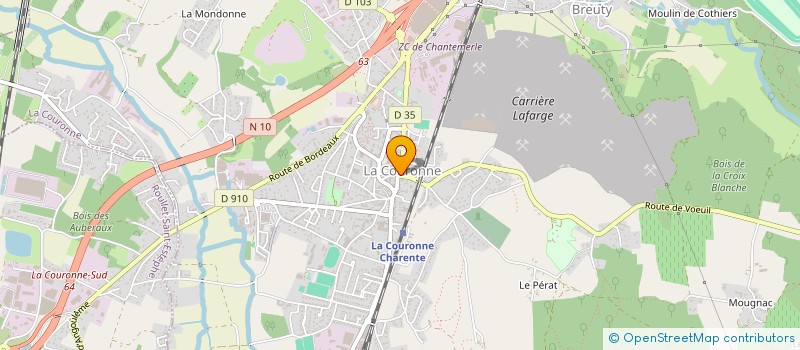 localisation de l'entreprise LA COURONNE KHOTYN à LA COURONNE