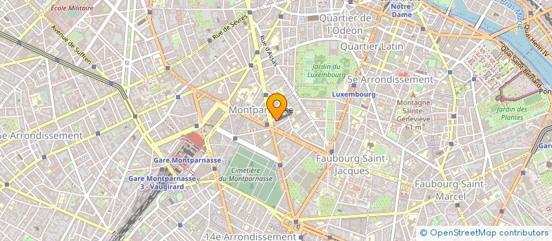 localisation de l'entreprise LA COURONNE THAI à PARIS
