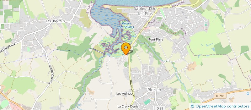 localisation de l'entreprise LA COURROUZE  PLURIEN