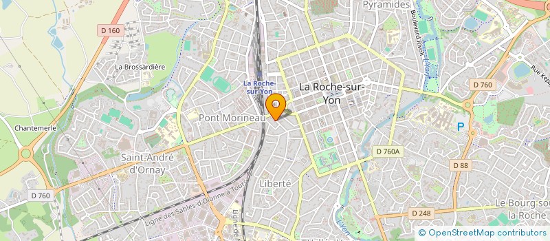 localisation de l'entreprise LA COURSE CONTRE LA MONTRE à LA ROCHE-SUR-YON