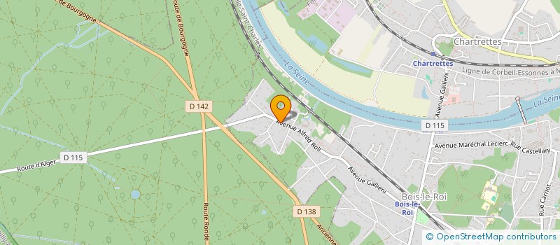 localisation de l'entreprise LA COURSE VERTE DES CLOCHERS à BOIS-LE-ROI