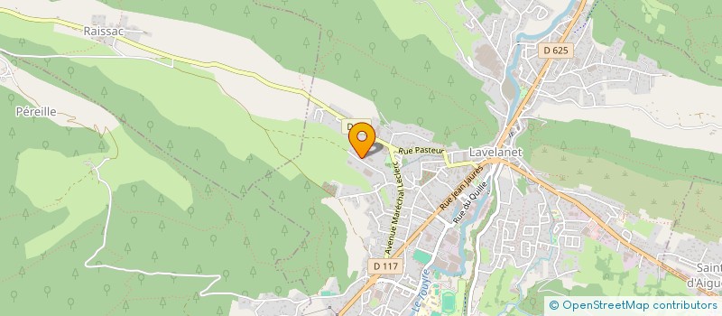 localisation de l'entreprise LA COURT ECHELLE ARIEGEOISE à LAVELANET