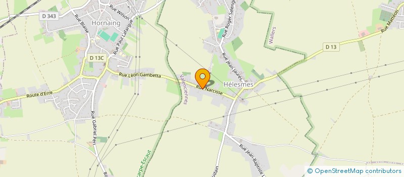 localisation de l'entreprise LA COURTE BRIDE  HELESMES