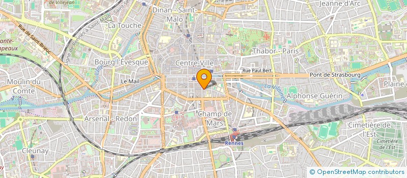 localisation de l'entreprise LA COURTE ECHELLE  RENNES