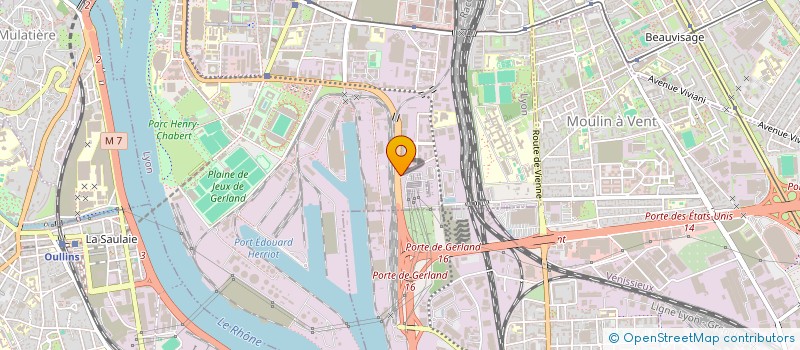 localisation de l'entreprise LA COURTE ECHELLE ACCOMPAGNEMENT DE JEUNES HANDICAPES  LYON